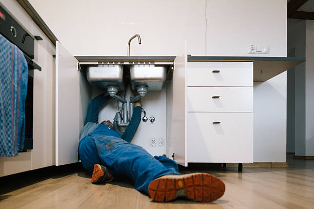 Professional Pipe Repair technician working in Blairs, VA